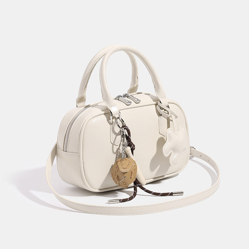 White handbag