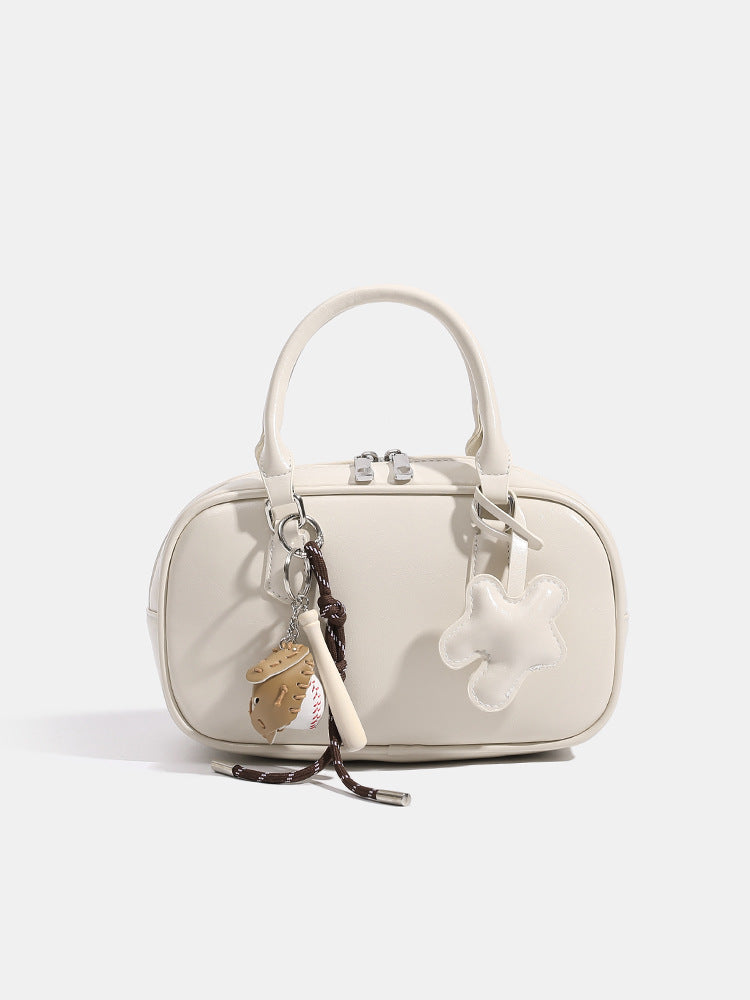 White handbag
