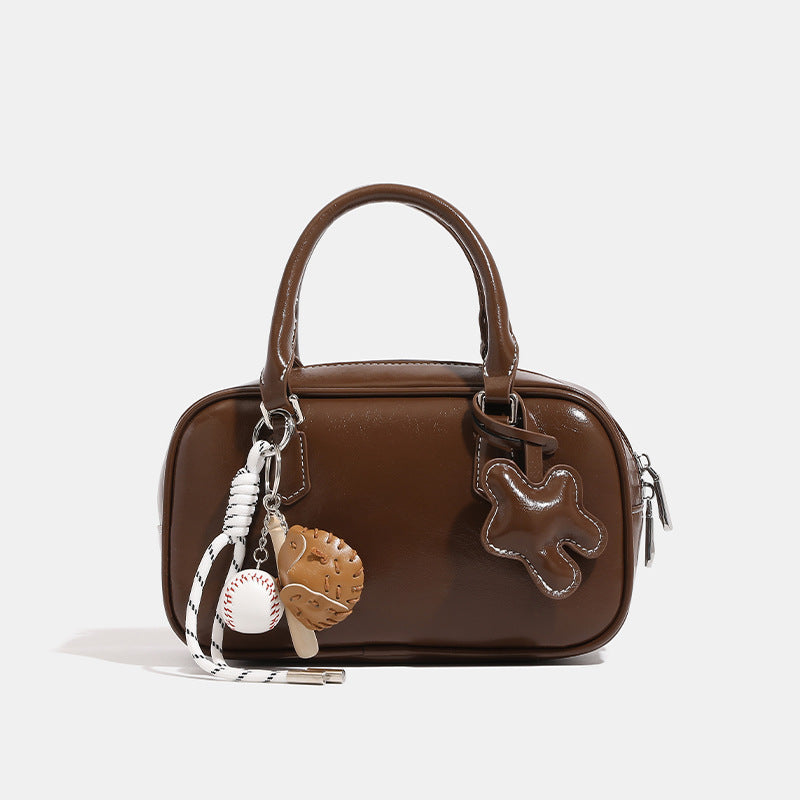 White handbag