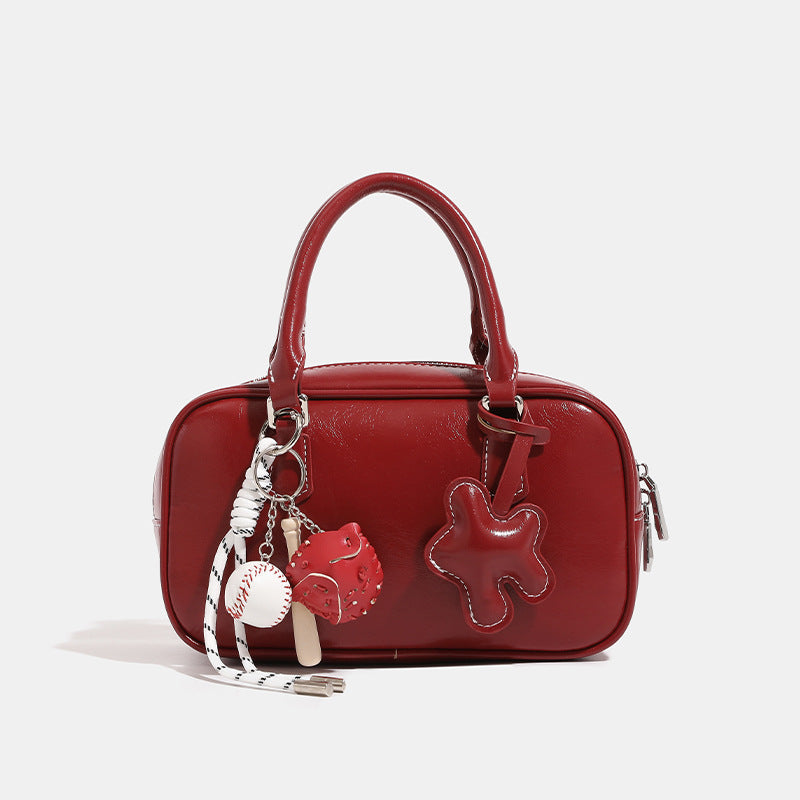 White handbag