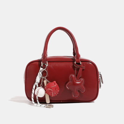 White handbag