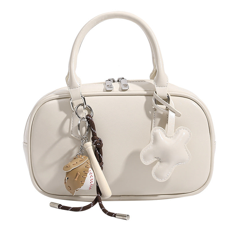 White handbag