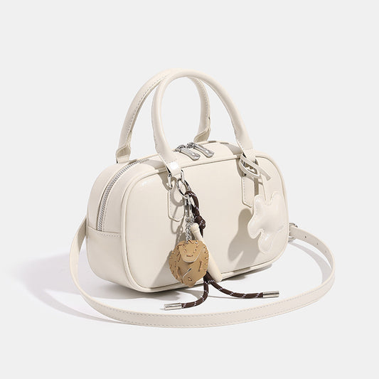 White handbag